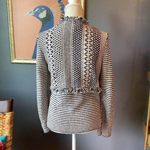 Chicos Cream Woven Sweater Jacket  ❤️‍🔥🌞😎‎ - Picture 6 of 6